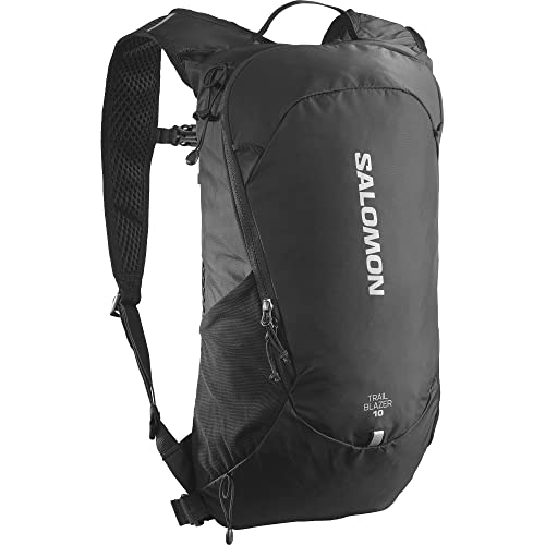 Salomon Trailblazer 10 Mochila de senderismo Unisex, Versatilidad, Fácil de usar, Comodidad y ligereza, Black, Black