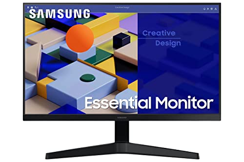 Samsung LS24C312EAUXEN - Monitor de 24" FullHD (1920 x 1080, 16:9, 75Hz, 5ms, Diseño sin Bordes, LED, Panel IPS, AMD FreeSync, Modo Eye Saver, Flicker Free), Negro, Version 2023