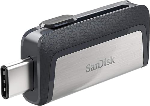 SanDisk 256GB Ultra Dual Drive USB Type-C Flash Drive , for smartphones, tablets, Macs and computers
