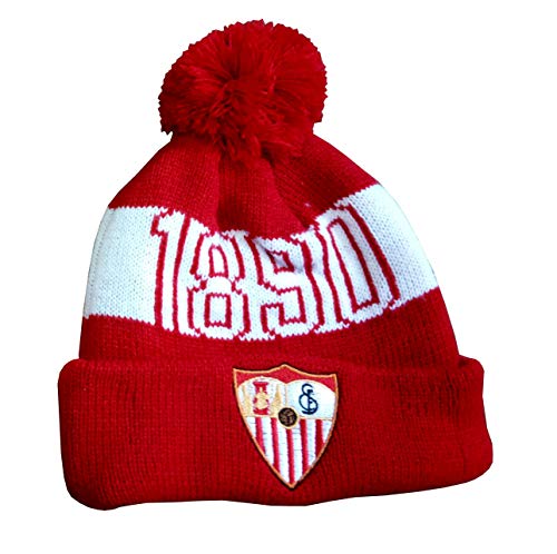 Sevilla CF GORRSEV Gorro Rojo Niño 2018, Unisex niños, Talla Unica