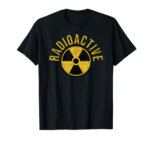 SÍMBOLO DE ADVERTENCIA NUCLEAR RADIOACTIVO ENERGÍA DE SEÑAL DE RADIACIÓN Camiseta