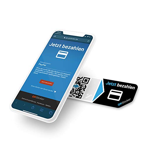 Sistema de pago digital con aplicación para smartphone, para clientes, visitantes y amigos, pagar por código QR, proveedor de pago de su elección (PayPal, etc. ), ideal para empresas L
