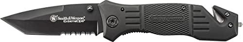 Smith & Wesson Swfr2S Cuchillo Tascabile,Unisex - Adulto, Negro, un tamaño