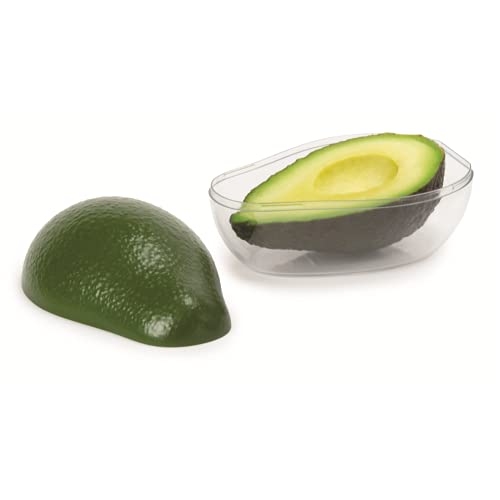 Snips, Guarda, Contenedor de Aguacate para Nevera, San, Transparente Y Verde, 13 cm