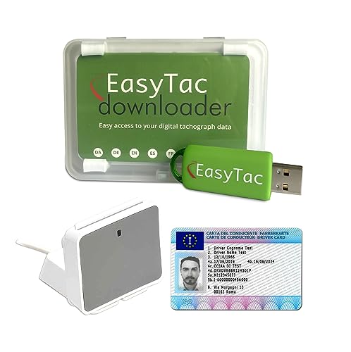 Software de descarga de datos desde el tacógrafo digital con lector de tarjeta del conductor incluido