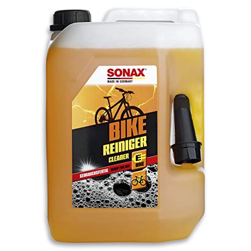 SONAX BIKE Limpiador (5 Litros) compatible con superficies de carbón y plástico, aluminio, pinturas mates | N.° 08525000