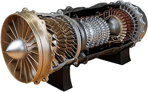 SPUZZO Kit de Motor Modelo for Adultos, Turbofan Frighter WS-15 Engine 1:20 WS-15 Emei Turbines Fans Aviation Frighter (más de 150 Piezas)