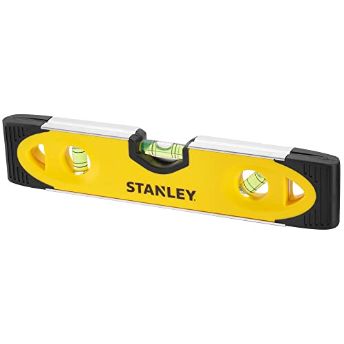 Stanley 0-43-511 Nivel Torpedo, Base Magnética, Multicolor, 230 mm