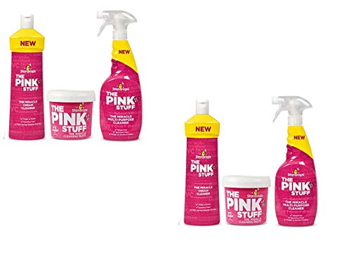 Stardrops The Pink Stuff - Juego de limpieza milagroso, paquete triple, aprobado por la Sra. Hinch