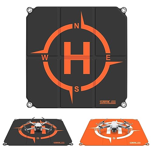 STARTRC Drone Landing Pad,50cm(19”) Plegable rápido portátil Universal Alfombrilla de Aterrizaje para dji Air 2S /Mavic Mini 2 / Mavic Air 2 / Mavic 2 Pro/Zoom/FIMI X8SE/dji FPV Drone