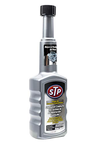 STP® - Limpiador completo del sistema de alimentación gasolina - Recupera rendimiento, reduce emisiones y ahorra combustible - 200ml