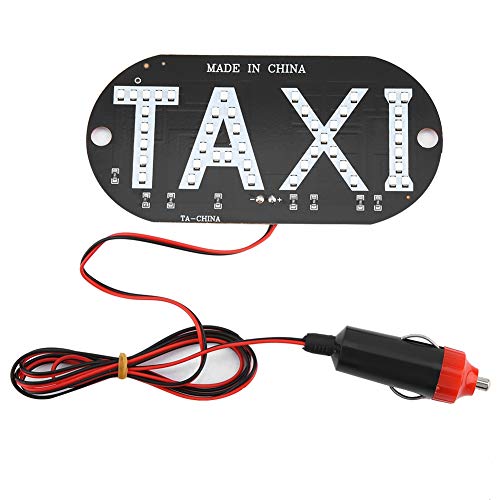 Suuonee Lámpara indicadora de cabina, 12 V Taxi parabrisas Lámpara indicadora de cabina Señal LED de parabrisas