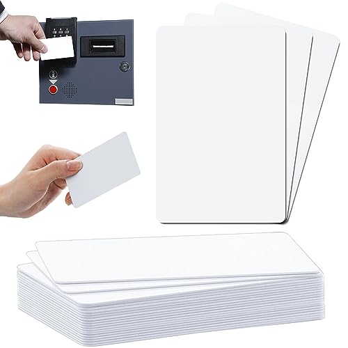 Tarjeta UID Blanco, 20 Piezas PVC Tarjeta en Blanco, Tarjeta UID Reescribible, Tarjetas en Blanco de Plástico, Tarjeta RFID para Sistema de Control de Acceso, Tarjeta de Autobús, Identificación