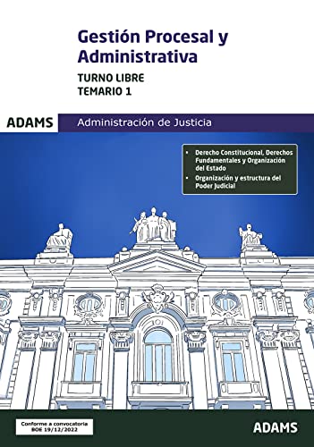 Temario 1 Gestión Procesal y Administrativa, turno libre (Temario Gestión Procesal y Administrativa, turno libre (OC))