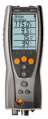 testo 327-1 Analizador de gases de combustión, set avanzado