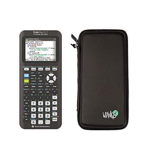 Texas Instruments TI-84 Plus CE-T Python Edition + Funda protectora + Garantía extendida 60 meses, Negro