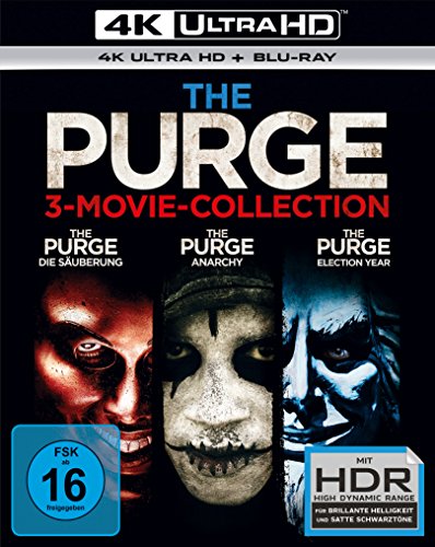 The Purge - Trilogy (3 4K Ultra HD) (+ 3 Blu-ray 2D) [Blu-ray]