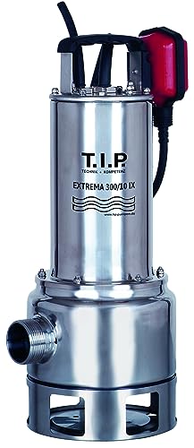 T.I.P. 30072 Bomba de inmersión para aguas residuales Extrema 300/10 PRO con rueda de impulsión de acero inoxidable T.I.P. 30072 Bomba de inmersión para aguas residuales Extrema 300/10 PRO con rueda de impulsión de acero inoxidable