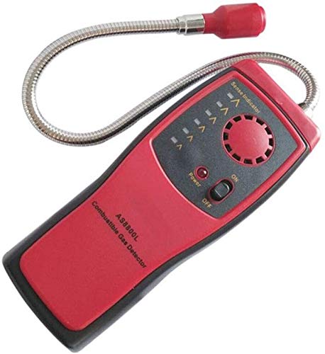 TONPOP Analizador de Gas de combustión, Detector de Fugas de Gas Natural inflamable, monóxido de Carbono, Sensor de Fugas de Gas metano, Alarma Duradera