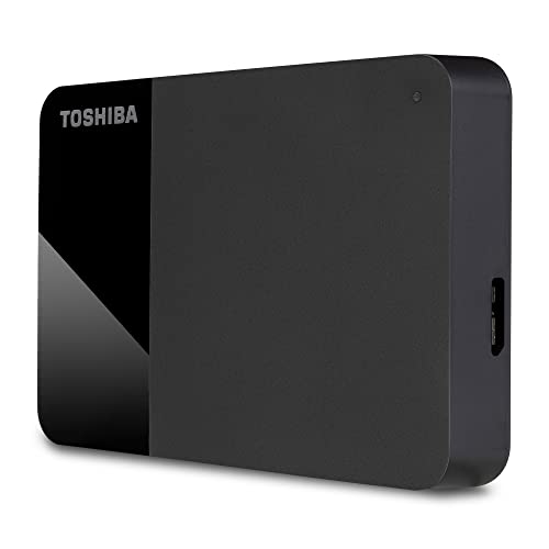 Toshiba 4TB Canvio Ready - Disco Duro Externo Portátil de 2,5 Pulgadas con USB 3.2 Gen 1 de Alta Velocidad, Compatible con Microsoft Windows 7, 8 y 10, Negro (HDTB410EK3AA)
