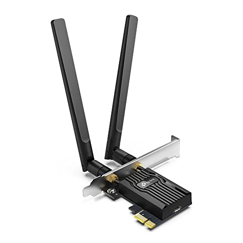 TP-Link Archer TX55E - Tarjeta de Red PCLe AX3000, Wi-Fi 6 con Bluetooth 5.2, 2X Antenas Multidireccionales, Intel WiFi 6, Disipador de Calor, WPA3