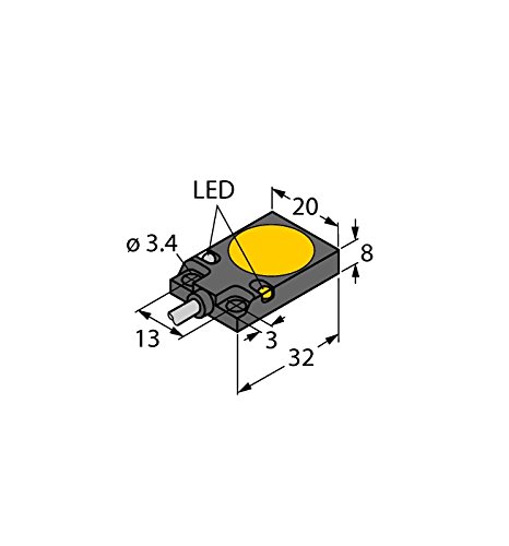 TURCK BI5-Q08-Y1X Induktiver Sensor, KEMA 02 ATEX marca