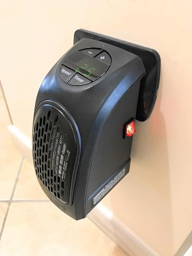 UBOON Mini Estufa Eléctrica Portátil Handy Heater: Bajo Consumo y Temperatura Regulable para Baño, Casa y Oficina