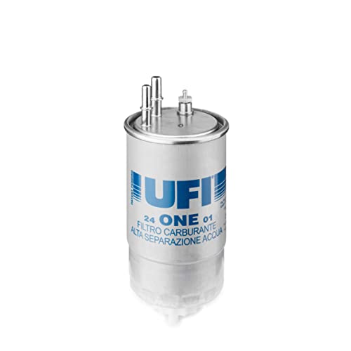 UFI Filters, Filtro Gasoil 24.ONE.01, Filtro de Combustible Diésel de Recambio, Apto para Coches, Apto para Modelos como Alfa Romeo, Citroen, Fiat