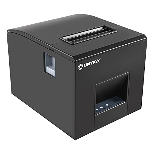 Unykach Impresora Térmica de Tickets POS3 UK56007 con Conexiones Serial, USB, RJ12, RJ11 y LAN, ompatible con Compatible con Windows, JPOS, OPOS, Linux, Android y Mac