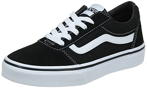 Vans Ward, Zapatillas Unisex niños, Suede Canvas Black White, 37 EU