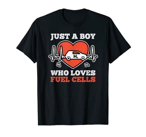 Vehículos de celda de combustible de hidrógeno Just A Boy Who Loves Fuel Cell Camiseta