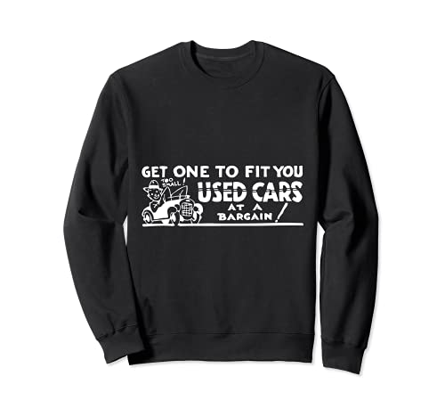 Vendedor de coches usados Retro Anuncio Sudadera