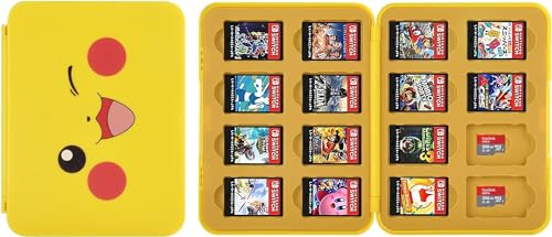 Vicloon Funda para Almacenamiento de Juegos para Nintendo Switch,16 Cartuchos Estuche de Almacenamiento Portátil,Estuche Caja de Tarjeta de Juego,Funda de Tarjetas de Juego