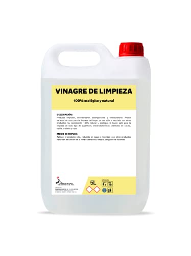 VINAGRE DE LIMPIEZA - 10º - LIMPIADOR NATURAL - GARRAFA DE 5 LITROS