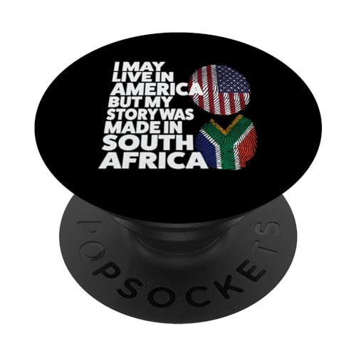 Vivo América historia Sudáfrica Americano-Sudáfrica PopSockets PopGrip Intercambiable