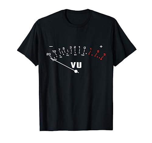 VU - Medidor de volumen Unidades Audio Ingeniero Sonido Técnico Regalo Camiseta