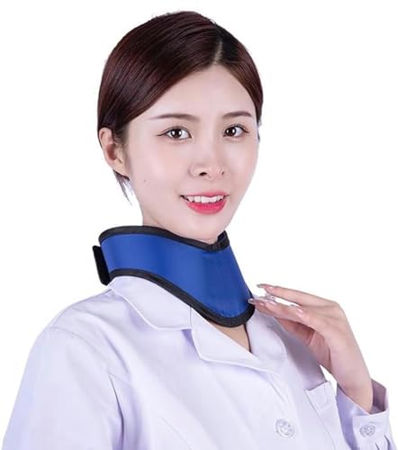 XENITE Delantal de Plomo Cubierta del Cuello del Escudo tiroideo contra la radiación de Plomo, Protector de Rayos X Collar de Plomo liviano, con Velcro Ajustable /1pc