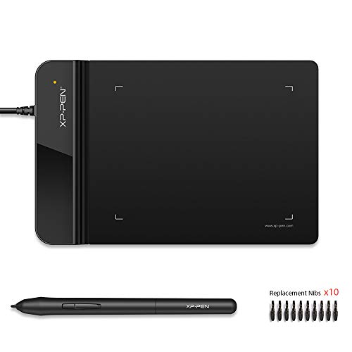 XP-PEN G430S Tableta Gráfica Dibujo Digital Ultra Delgada 4 x 3 Pulgada para OSU, Tableta Digitalizadora Portátil para Dibujar Profesional 8192 Niveles de Presión