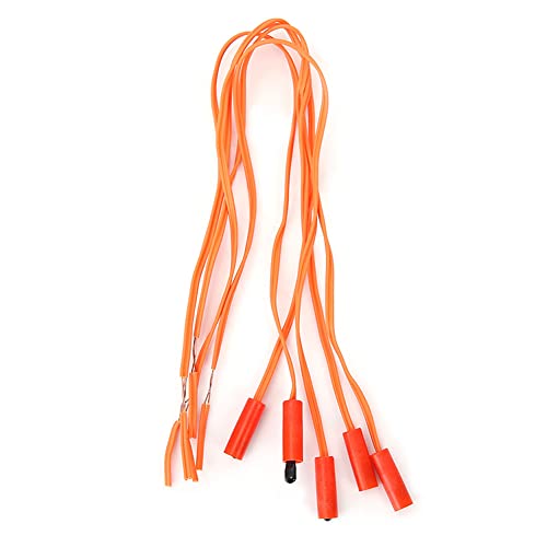 YUMILI Cable de Encendido - 50PCS 30 cm Control Remoto Inalámbrico Cable de Encendido de Fuegos Artificiales Electrónicos(30cm) Microteléfono Inalámbrico Cable más Ligero
