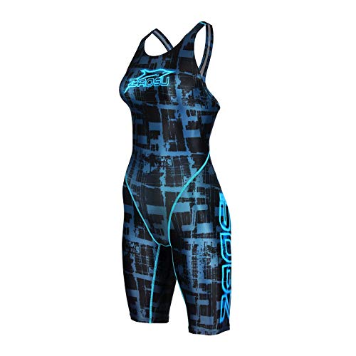 ZAOSU Bañador de competición Z-Urban para mujer y niña, multicolor, 152