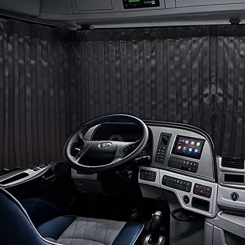 ZATOOTO Cortinas de Camiones 2 Piezas, Accesorios de Camiones, Pliegues de Cortina, Persianas para Dormir en el Automóvil, la luz del Sol Apagón, Ancho (240 x 90 cm), Gancho Incluido ZATOOTO Cortinas de Camiones 2 Piezas, Accesorios de Camiones, Pliegues de Cortina, Persianas para Dormir en el Automóvil, la luz del Sol Apagón, Ancho (240 x 90 cm), Gancho Incluido