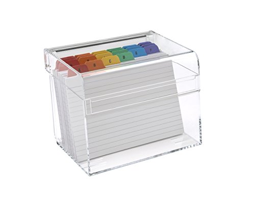 Osco AIBOX-R - Caja de índices y 100 tarjetas, 6 x 4 pulgadas